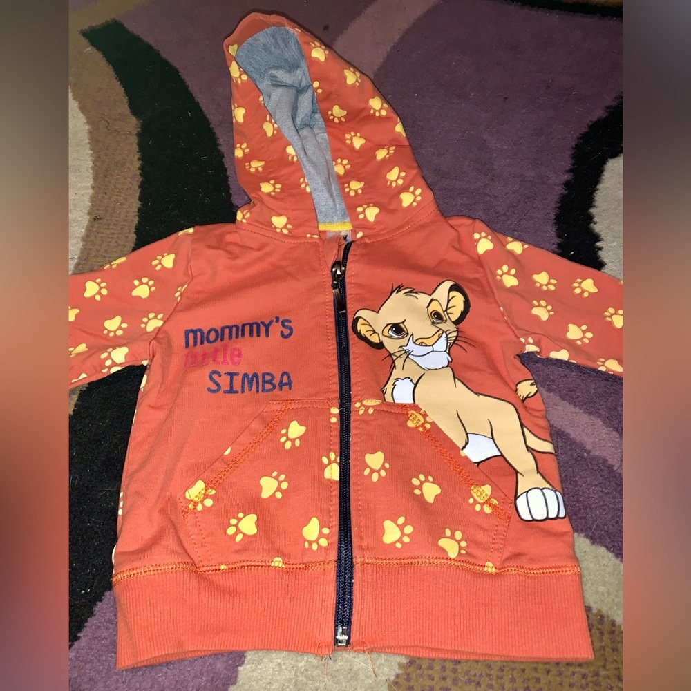 DISNEY Lion King "Simba" 2 Piece Matching Outfit --- Size 18 Months